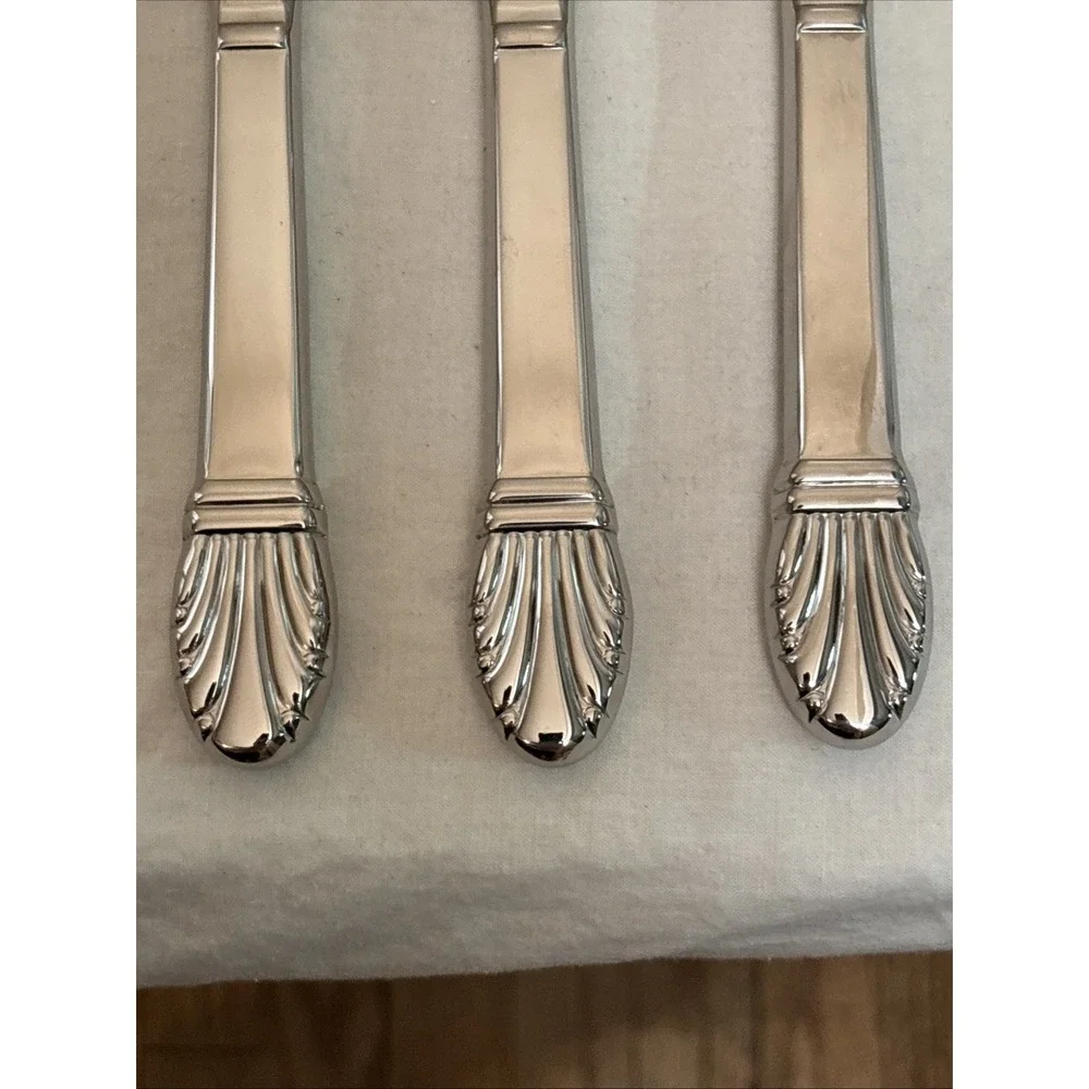 Gorham Adria Glossy Dinner Knives French Hollow 18/8 Stainless Japan 9 1/4